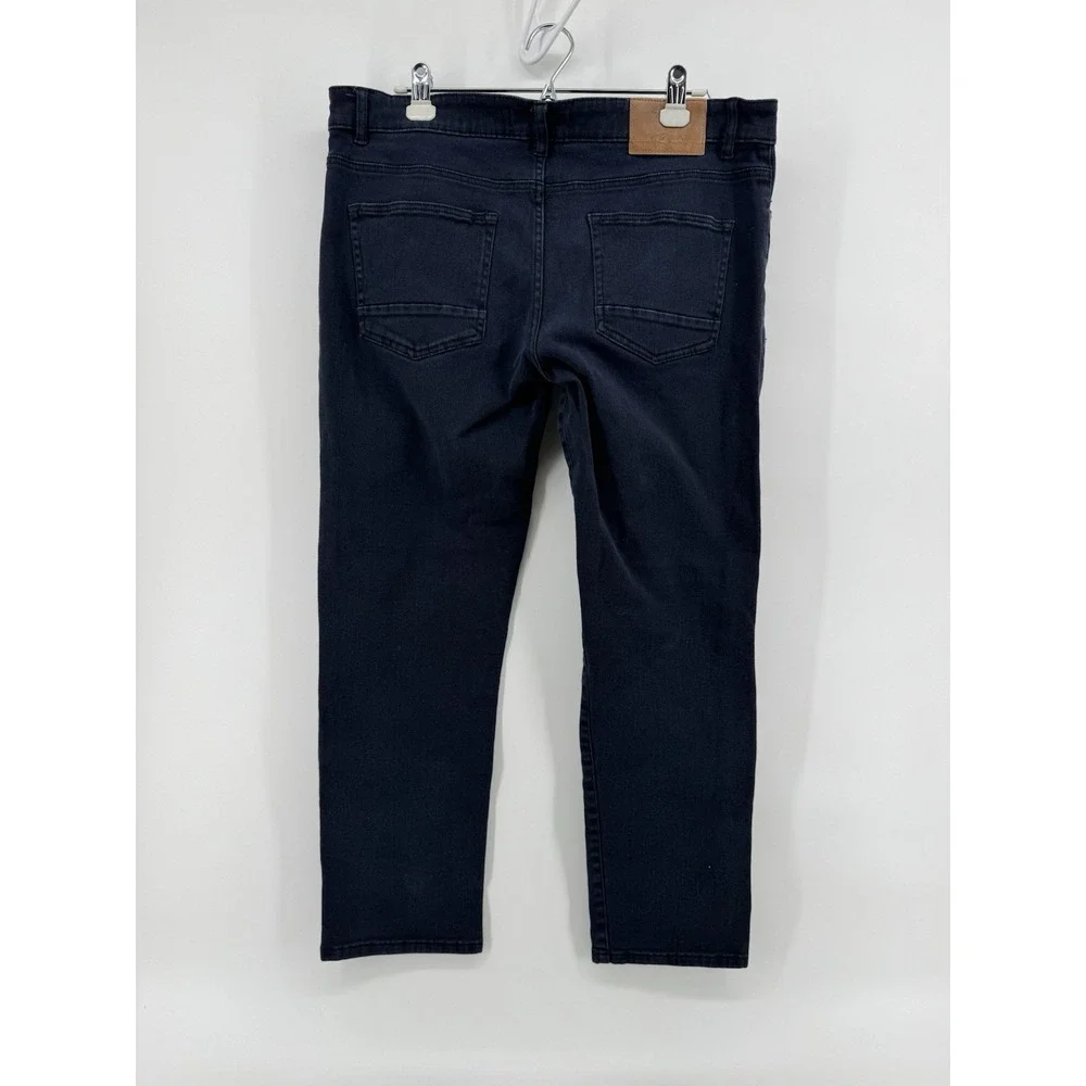 Stitches‎ & Rivets 38x32 Pants Slim Fit Navy Stretch Chino